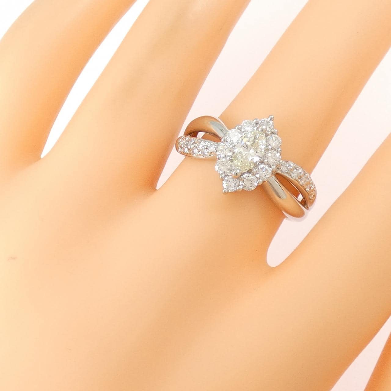 PT900 ダイヤモンド リング 0.41CT