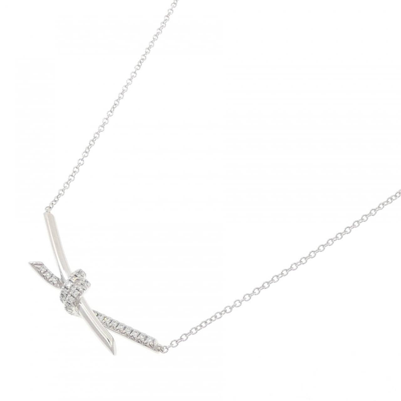ティファニー ノット ネックレス 0.25CT