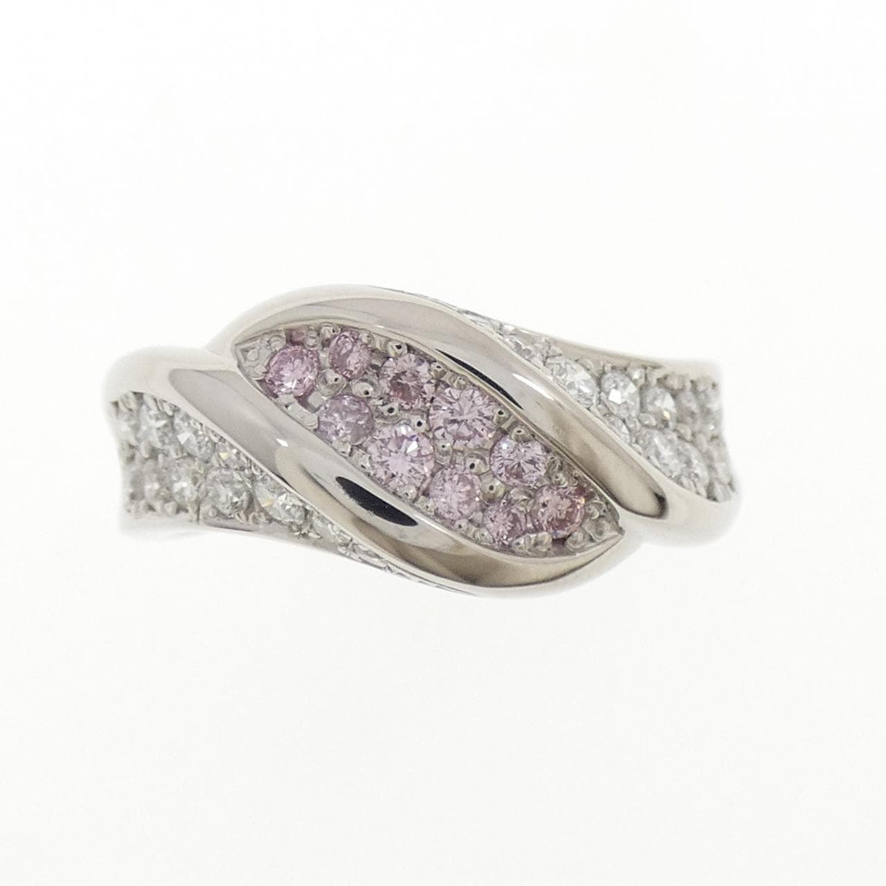 PT900 ピンクダイヤモンド リング 0.21CT
