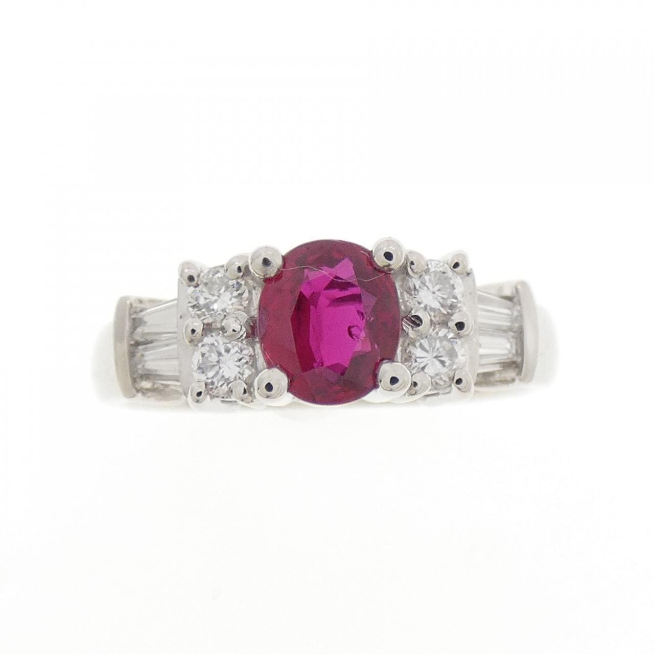 PT900 ルビー リング 0.54CT