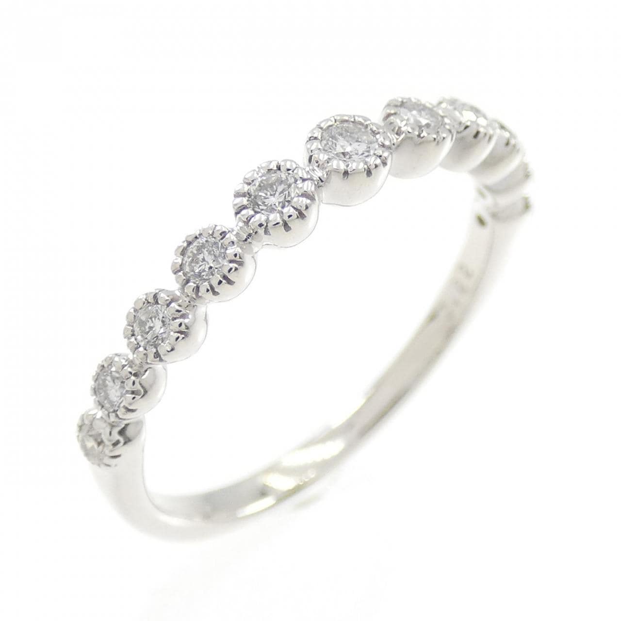 K18WG ダイヤモンド リング 0.22CT
