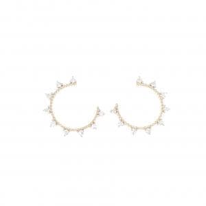 【リメイク】K10YG ダイヤモンド ピアス 0.14CT