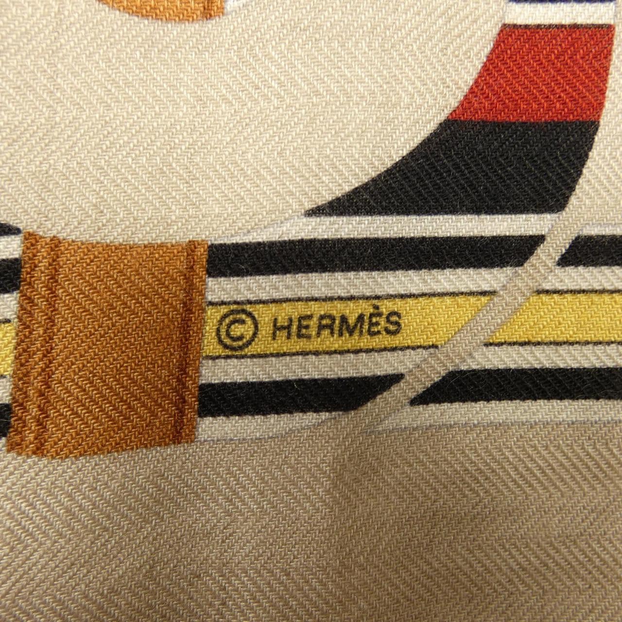 エルメス HERMES EPERON D'OR ET TENUES　DE JOUR H244216S カレジェアン140 ショール