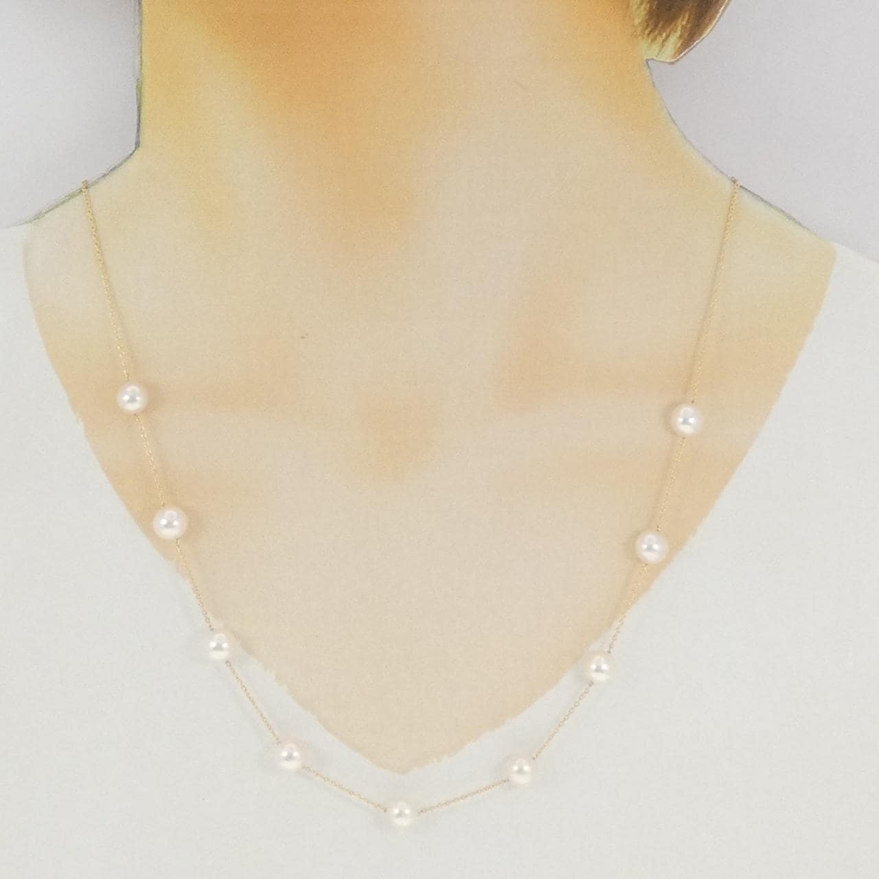 K18YG アコヤパール ネックレス