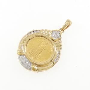 750/750WG(枠) ダイヤモンド コイン