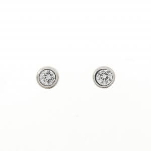 PT950/PT900 ソリティア ダイヤモンド ピアス 0.10CT