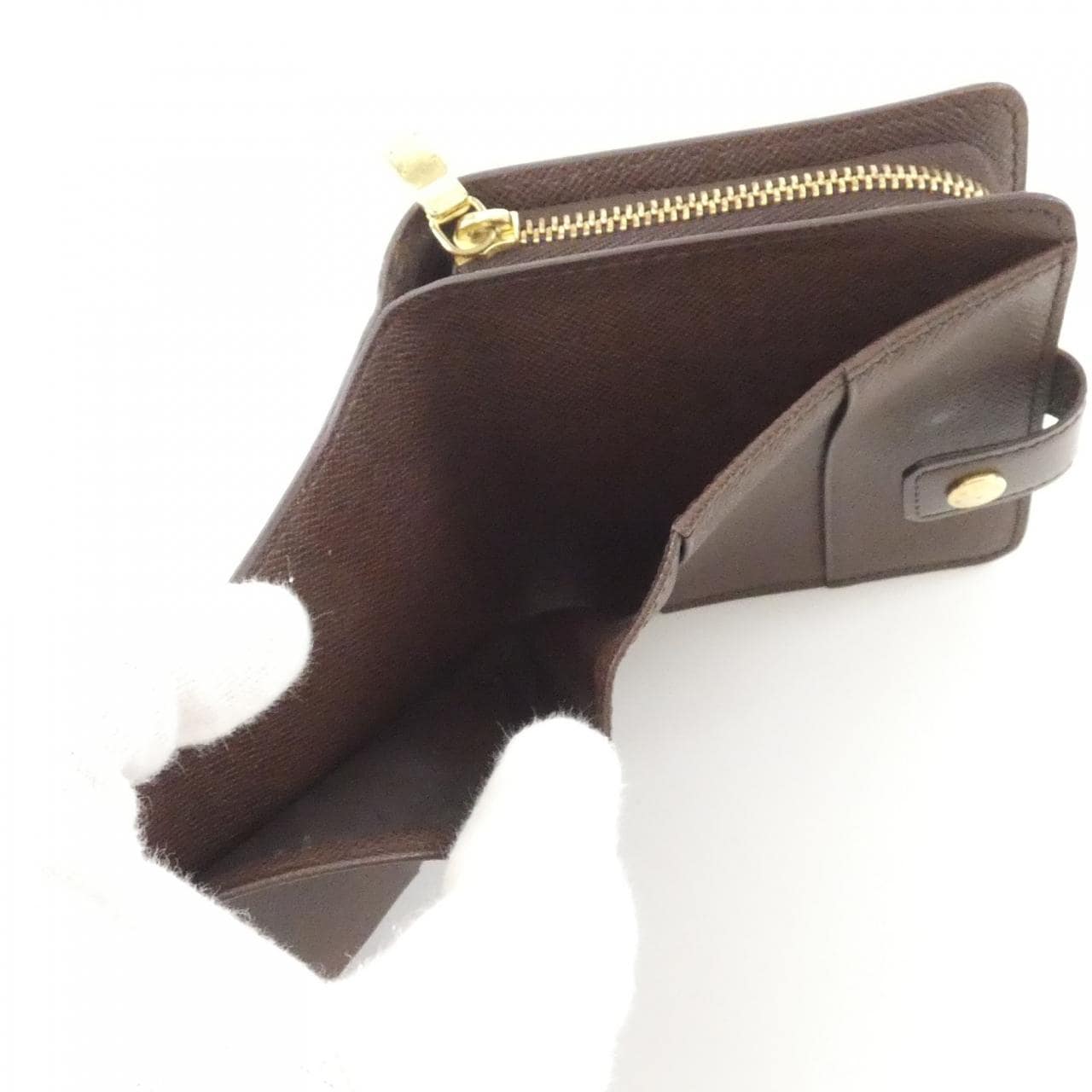 ルイヴィトン ダミエ コンパクト ジップ N61668 財布