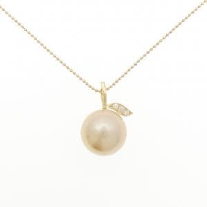 K18YG 白蝶パール ネックレス 13mm