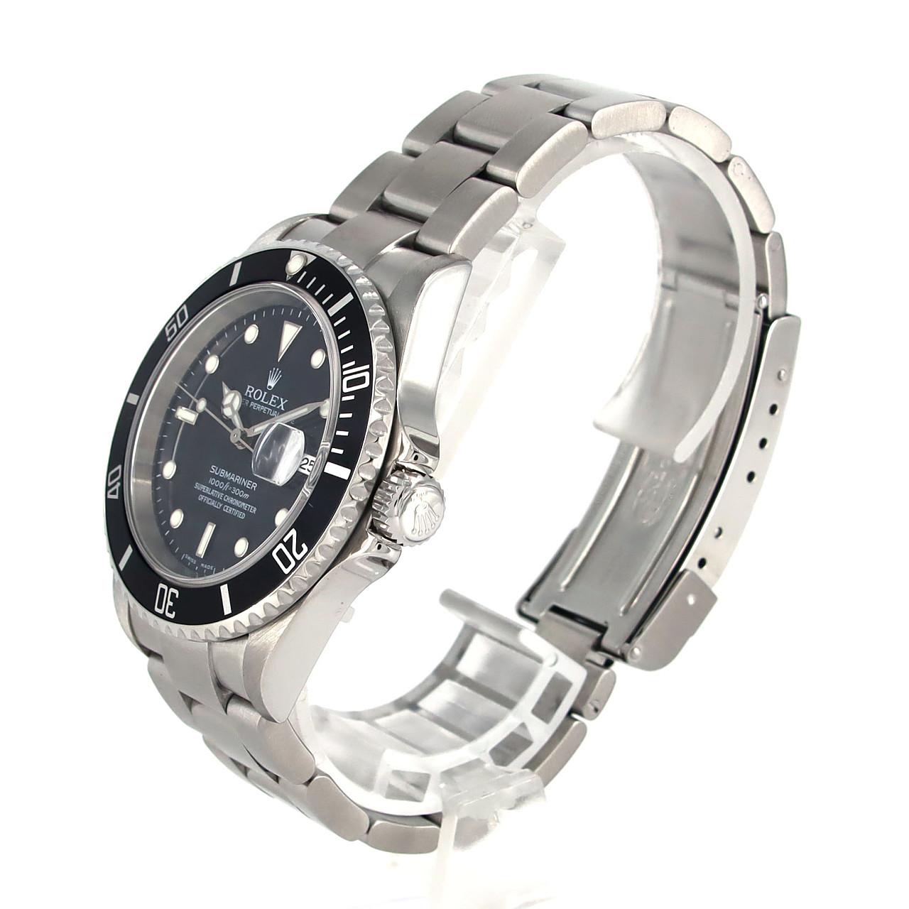 ROLEX Submariner Date 16610 SS Automatic D