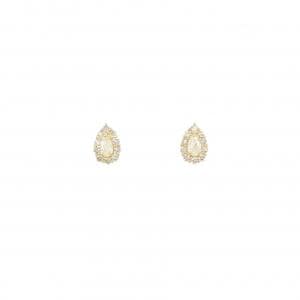 【新品】K18YG ダイヤモンド ピアス 0.36CT