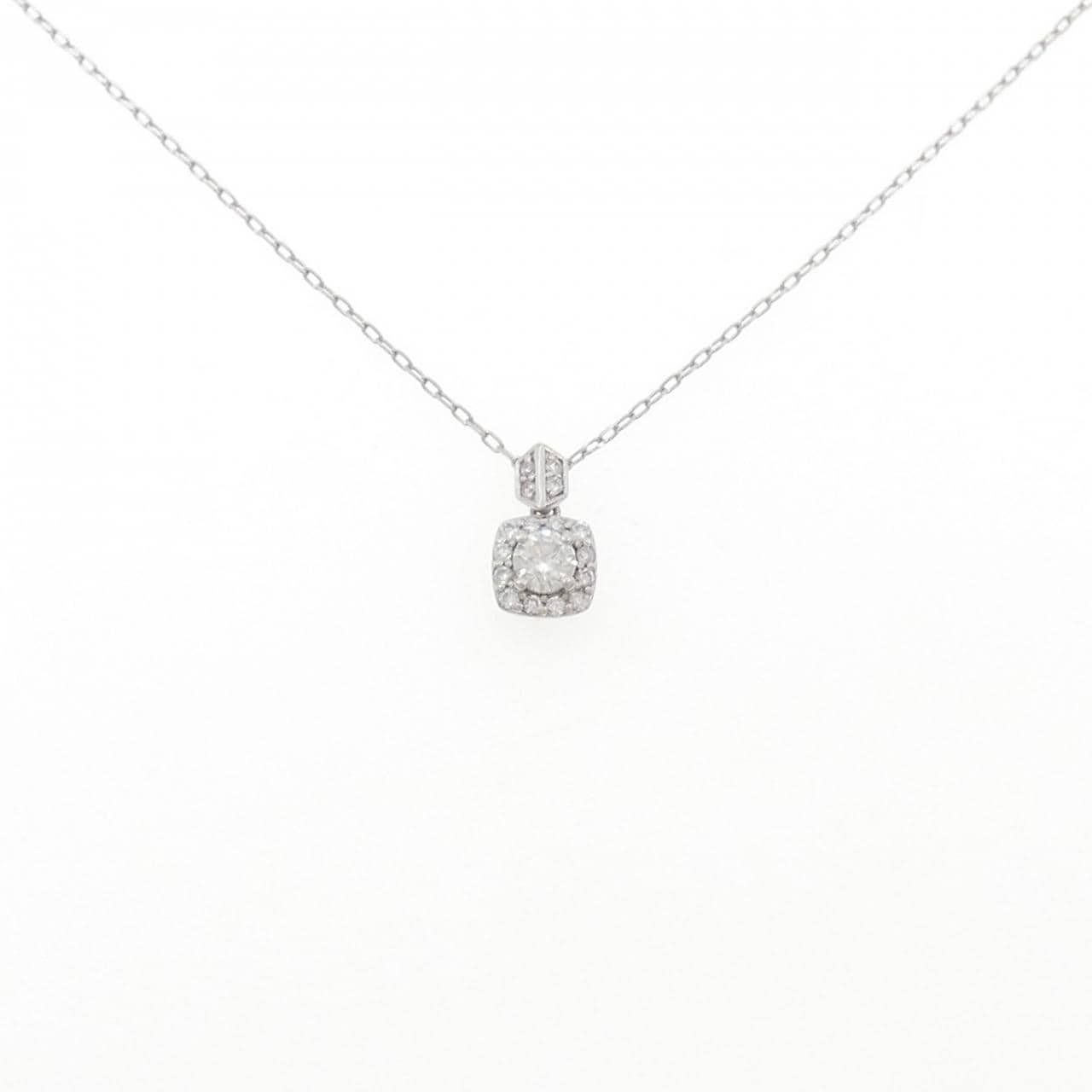 PT950/PT850 ダイヤモンド ネックレス 0.24CT