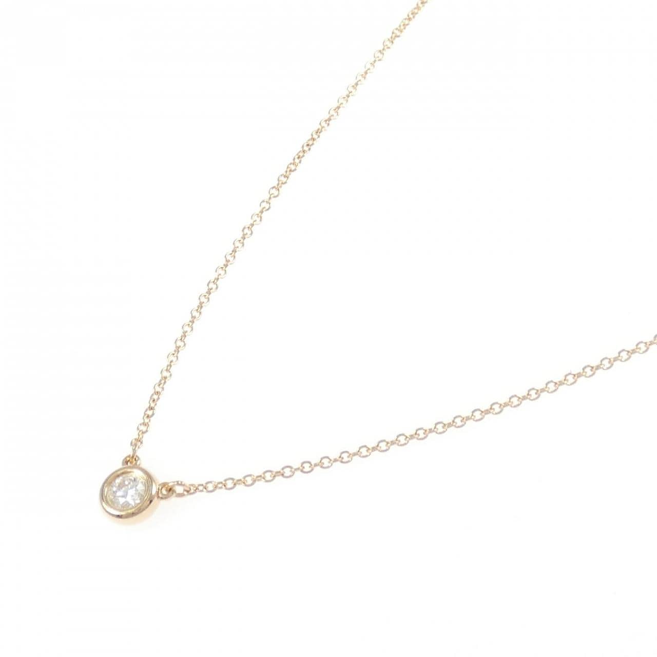 ティファニー バイザヤード ネックレス 0.14CT