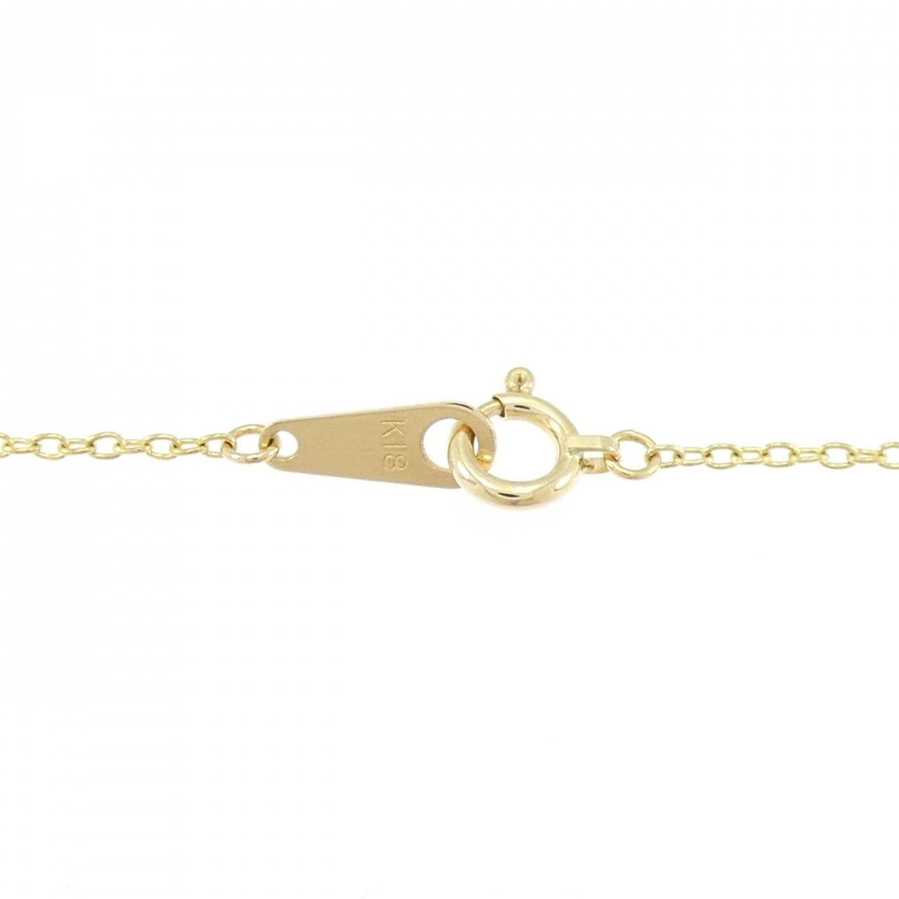 K18YG ダイヤモンド ネックレス 0.10CT