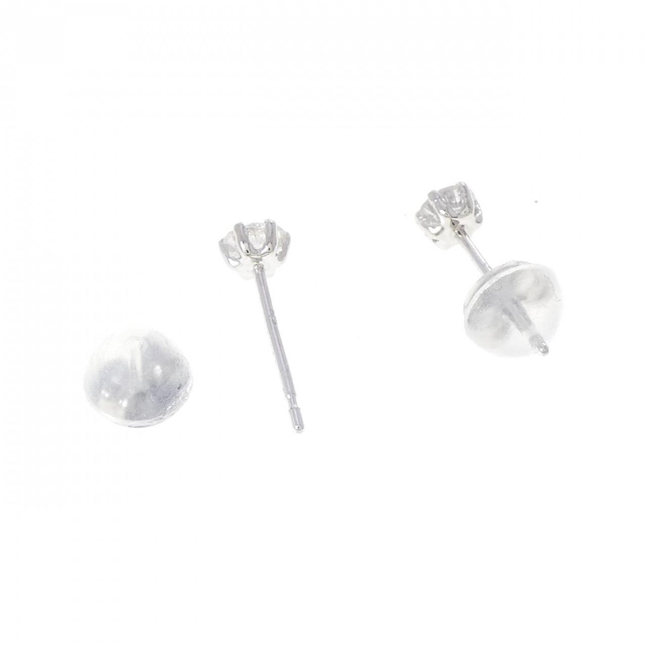 PT900 ダイヤモンド ピアス 0.30CT