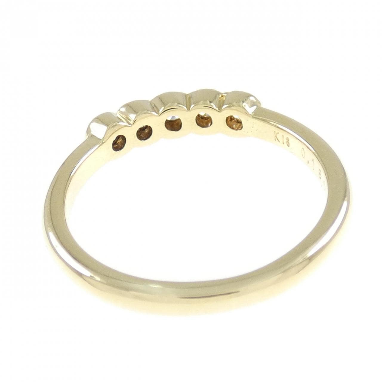 K18YG ダイヤモンド リング 0.18CT