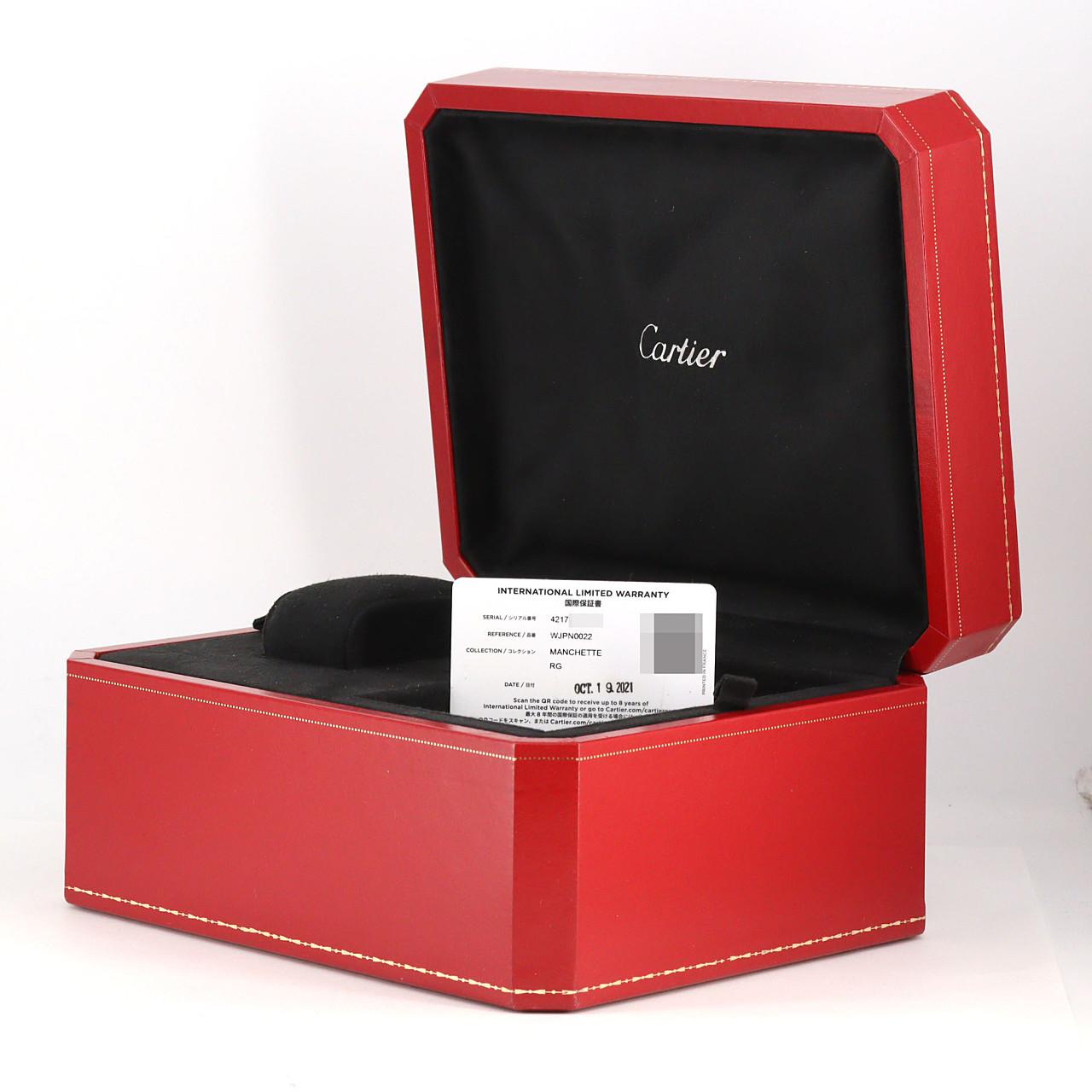 カルティエ パンテールドゥカルティエカフウォッチ/D WJPN0022 PG･RG クォーツ