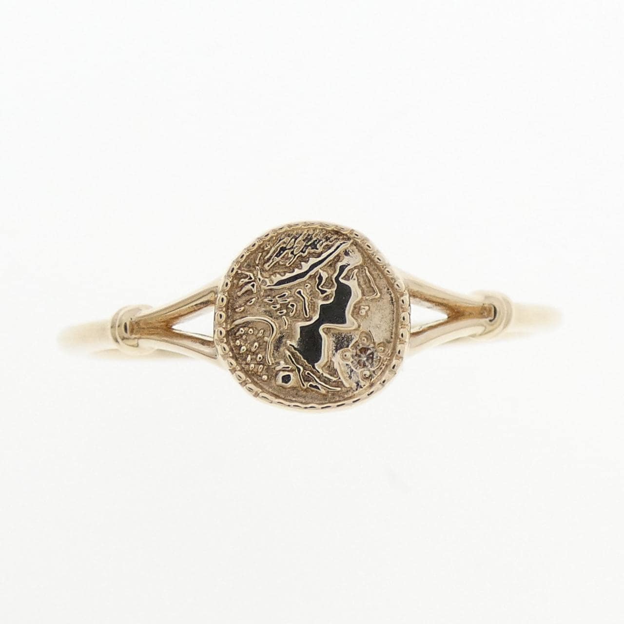 アガット ダイヤモンド リング 0.004CT