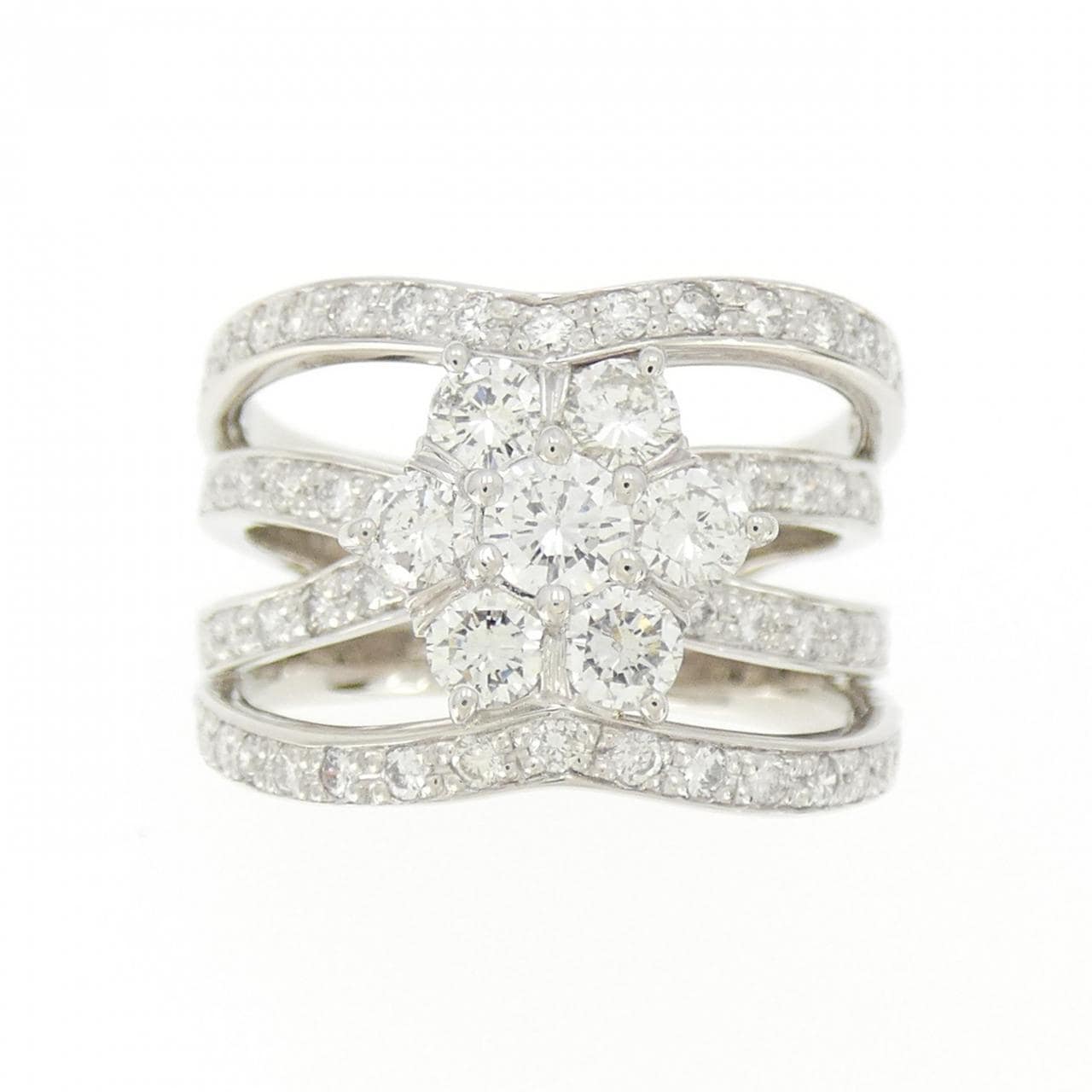 PT Flower Diamond Ring 1.53CT