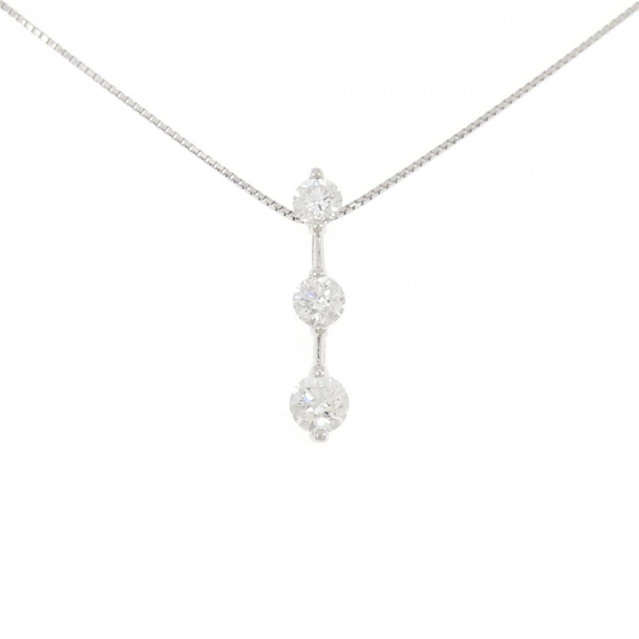 PT900/PT850 ダイヤモンド ネックレス 1.38CT