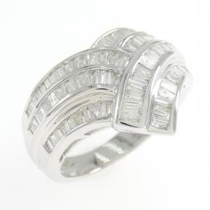 K18WG ダイヤモンド リング 1.00CT