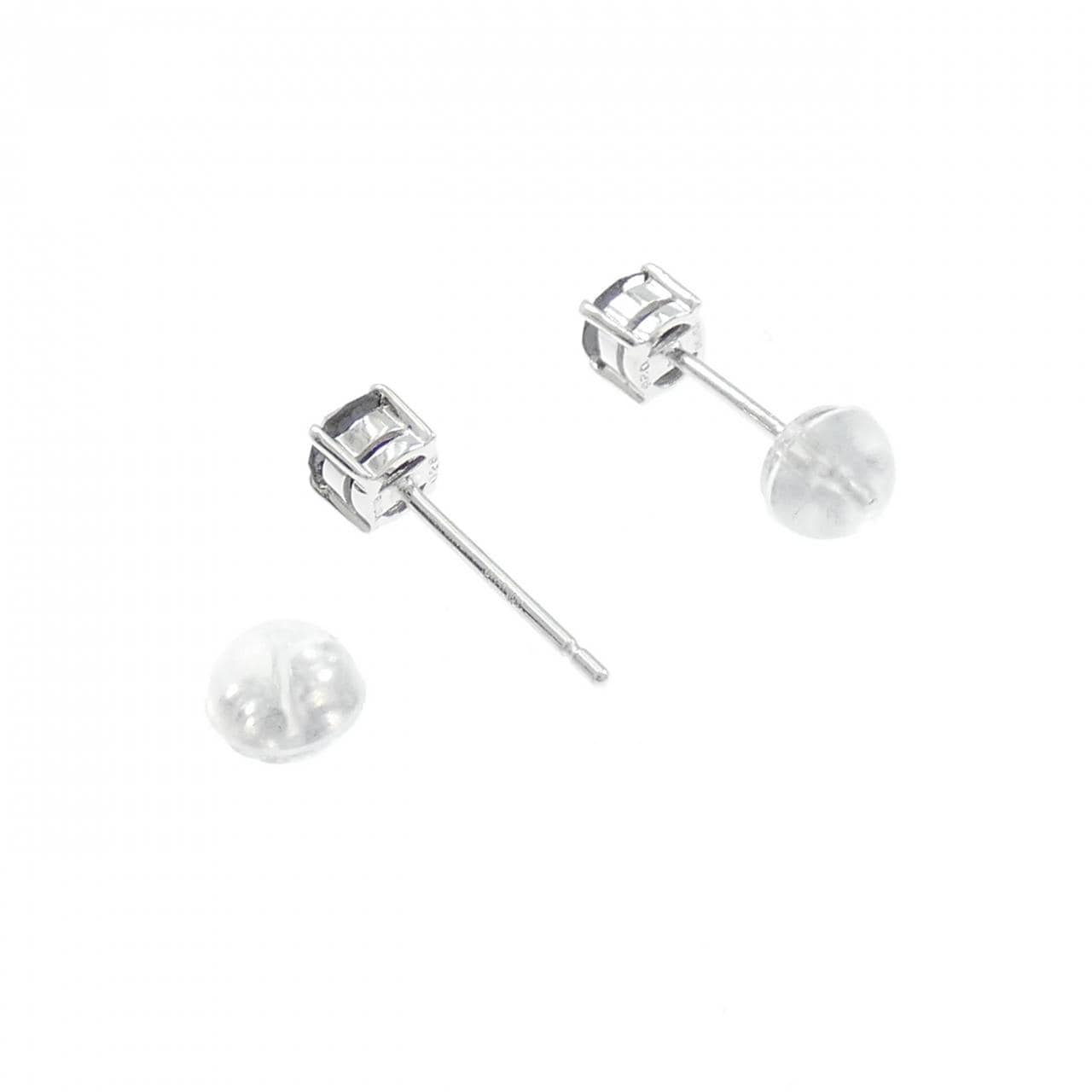 K18WG ダイヤモンド ピアス 0.54CT