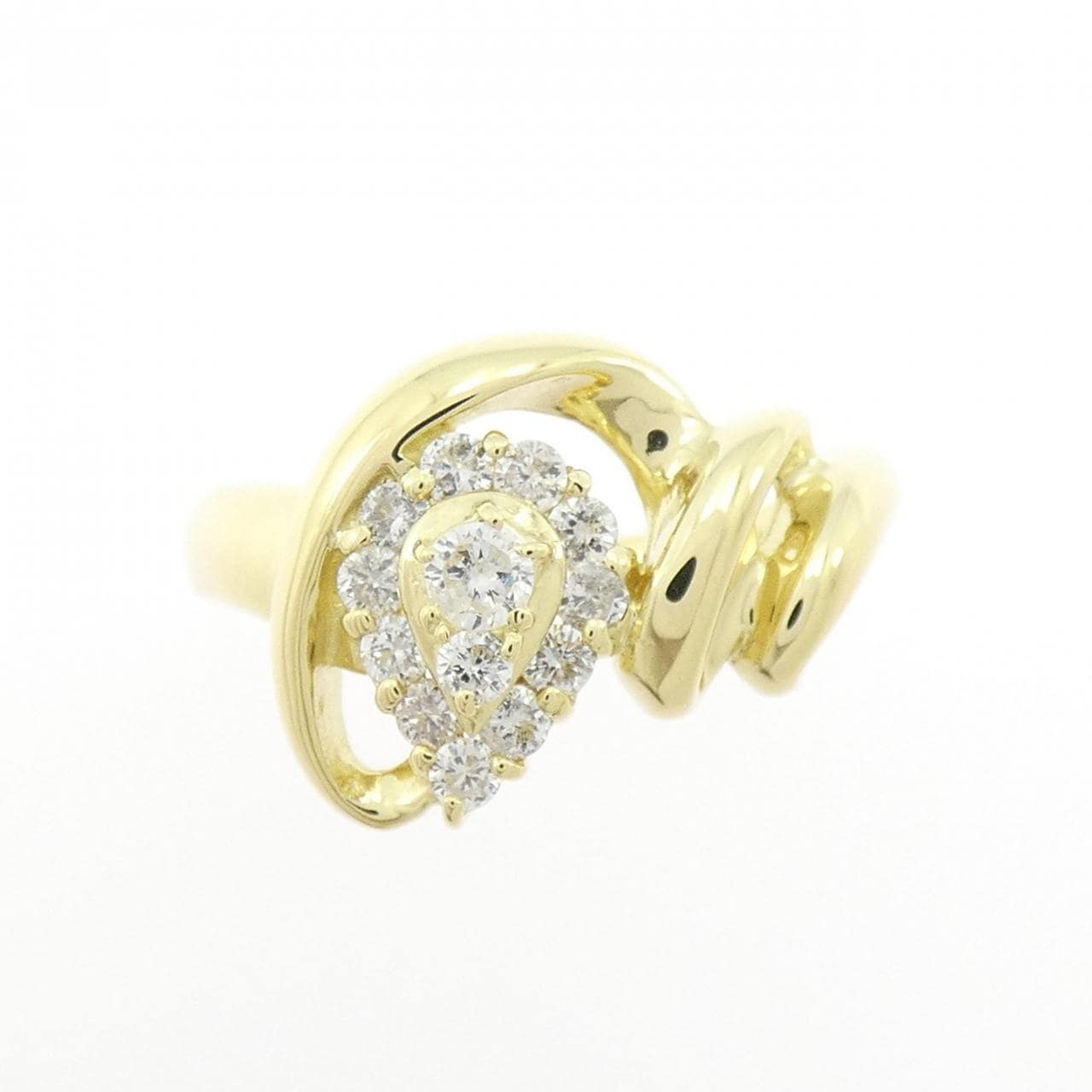 K18YG ダイヤモンド リング 0.30CT