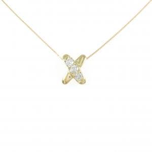 K18YG ダイヤモンド ネックレス 0.15CT