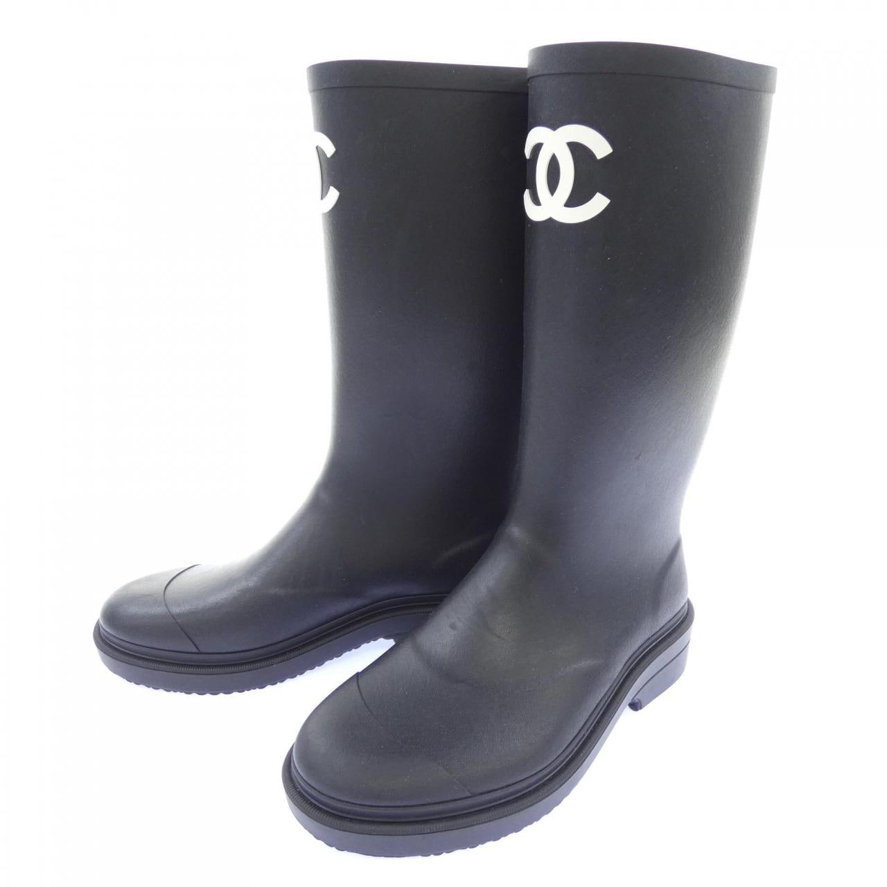シャネル CHANEL ハイブーツ G39620X56326 ロングブーツ