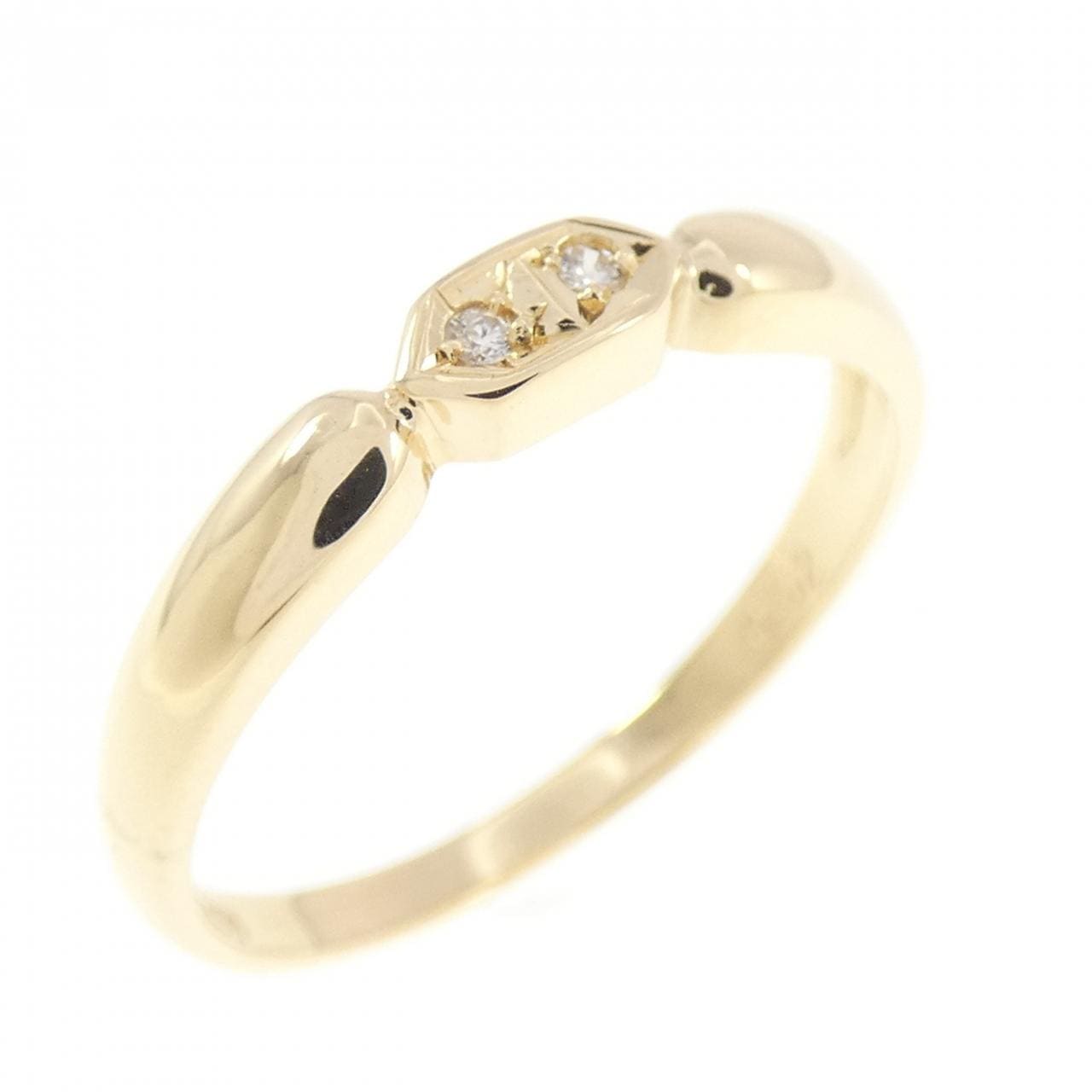 K18YG ダイヤモンド リング 0.02CT