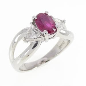 PT900 ルビー リング 1.05CT
