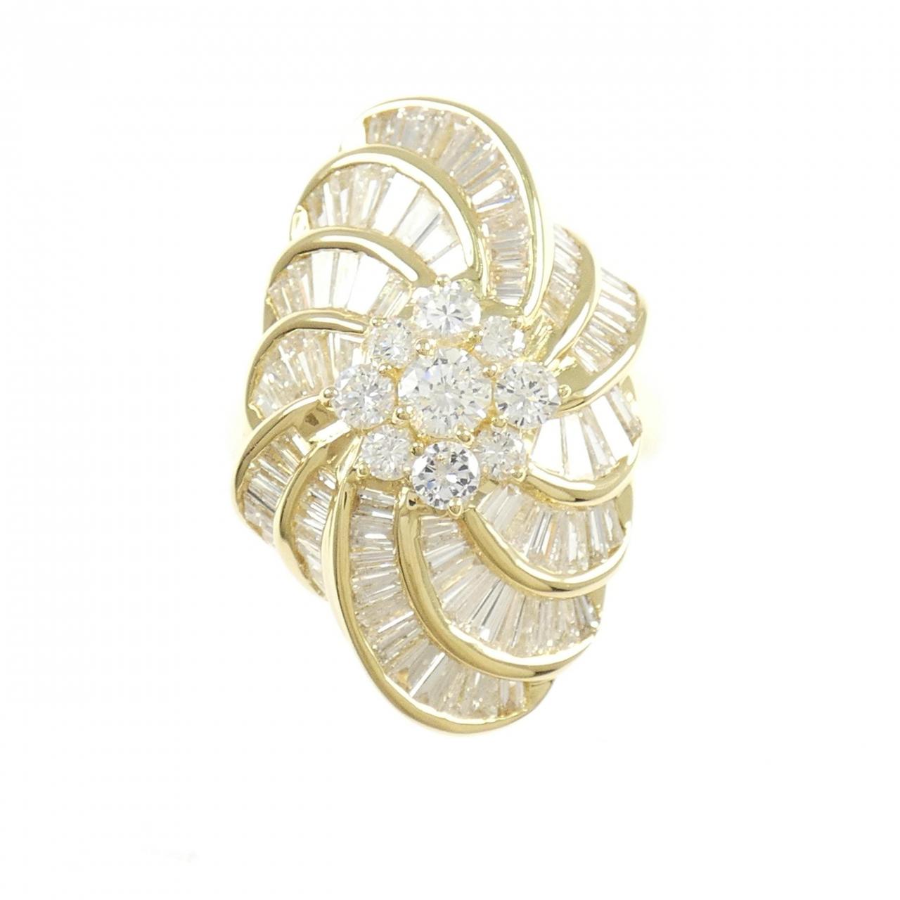 K18YG ダイヤモンド リング 3.00CT