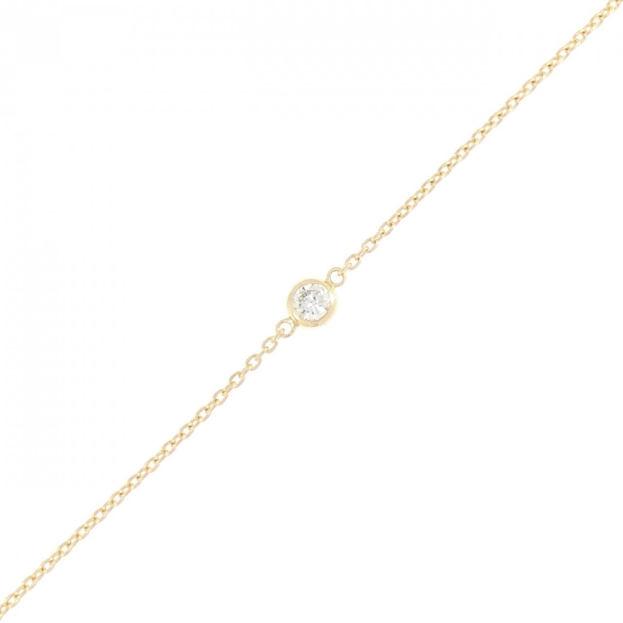 K18YG ダイヤモンド ブレスレット 0.10CT