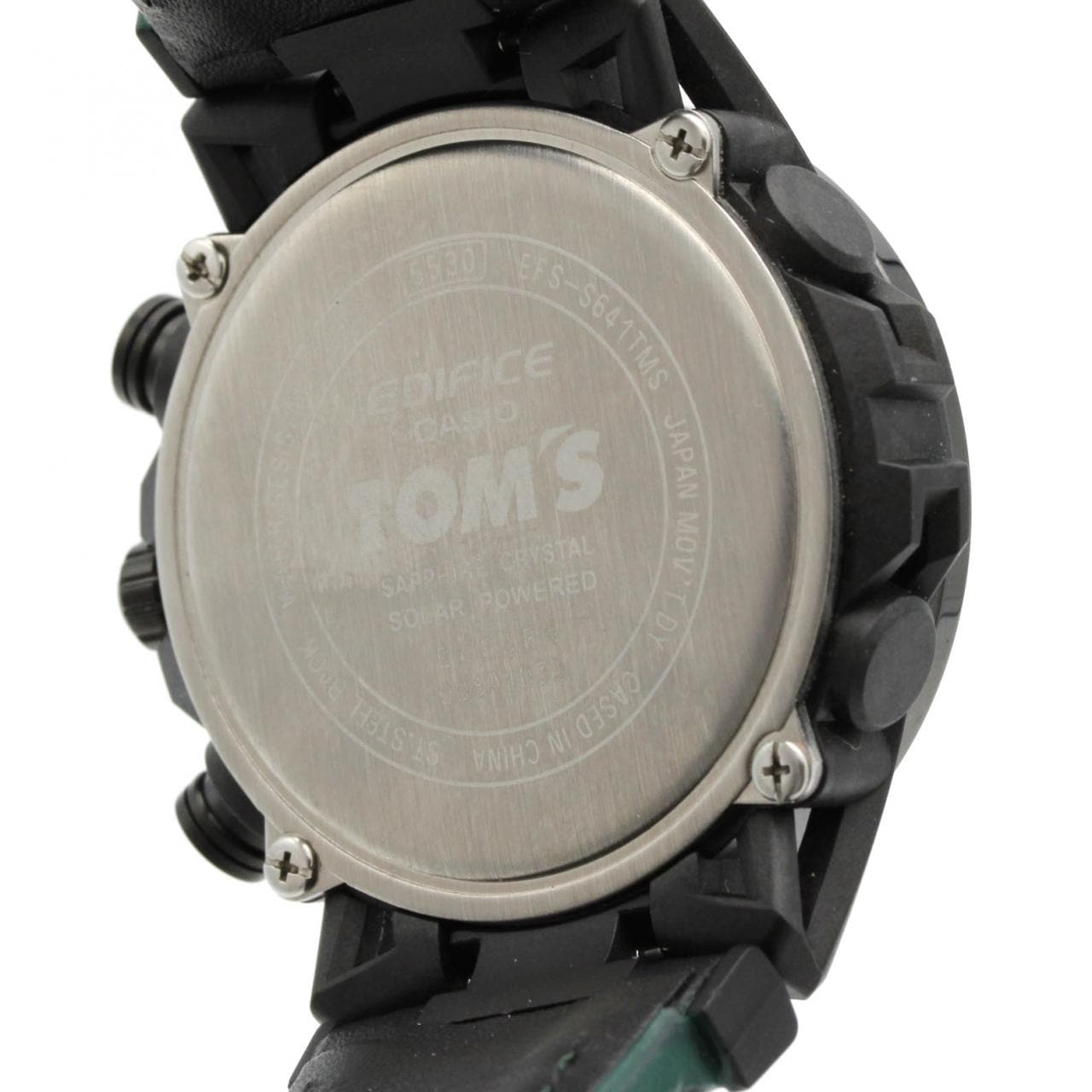 カシオ EDIFICE×TOY'S 50周年記念 EFS-S641TMS-1AJR ラバー ソーラークォーツ