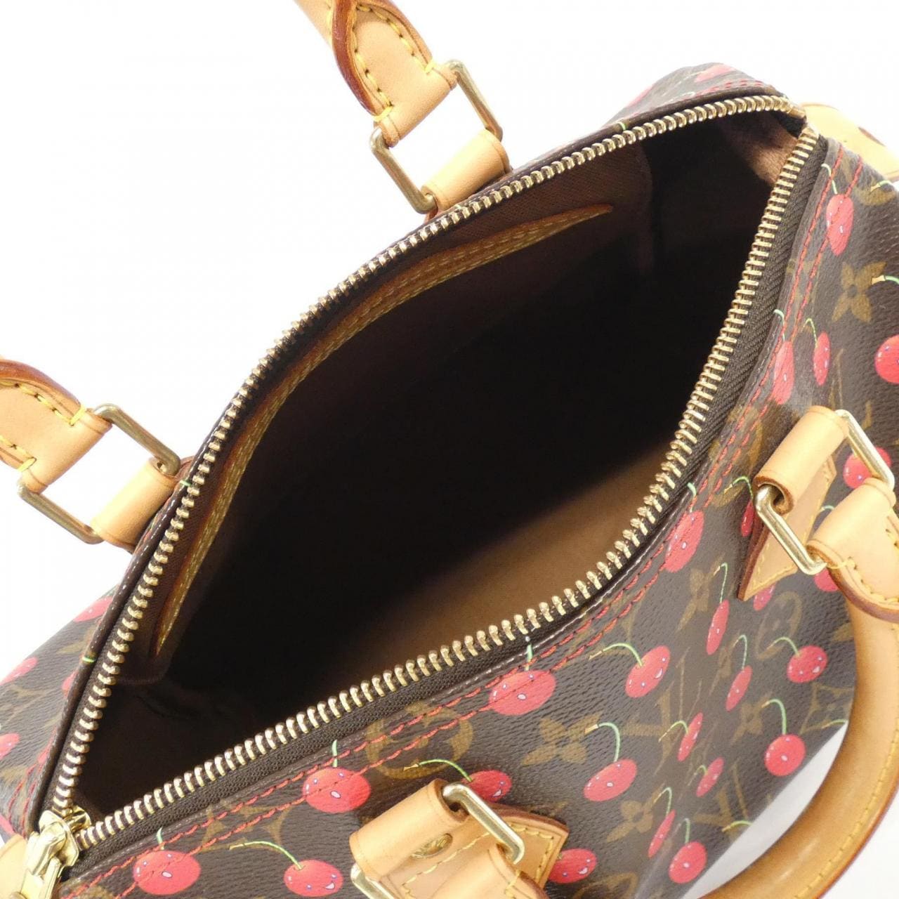 LOUIS VUITTON Monogram Cherry Speedy 25 厘米 M95009 波士顿包