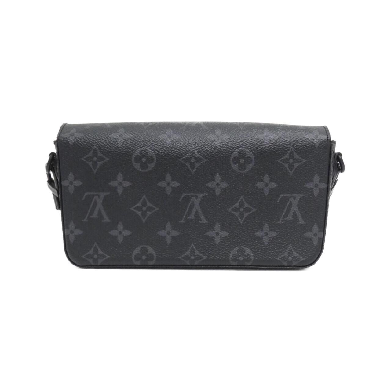 LOUIS VUITTON Monogram Eclipse Montsouris 穿戴式錢包 M83567 單肩包