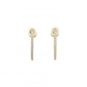 K18YG ダイヤモンド イヤリング 0.36CT