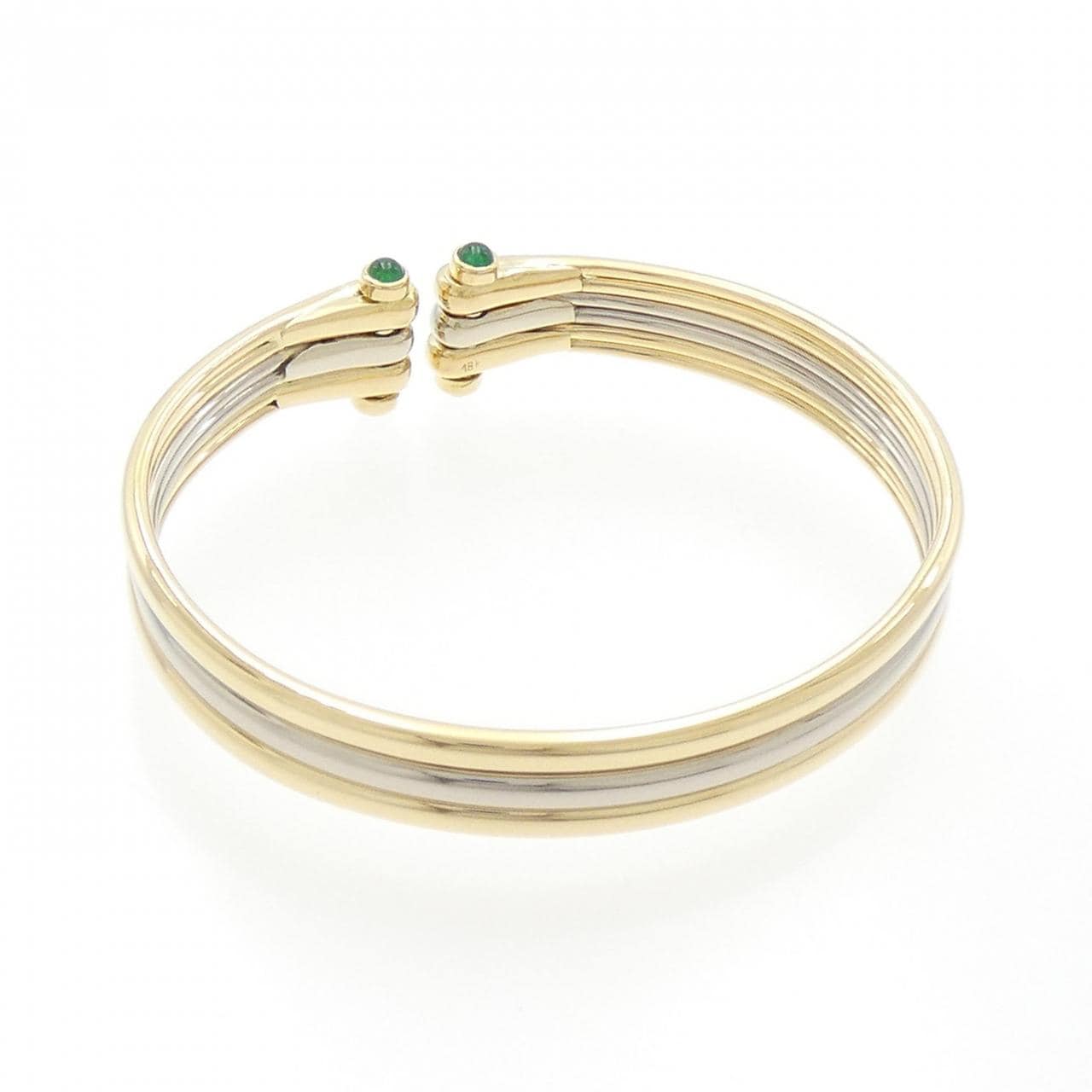 【ヴィンテージ】ヴァンクリーフ&アーペル エメラルド バングル 0.44CT