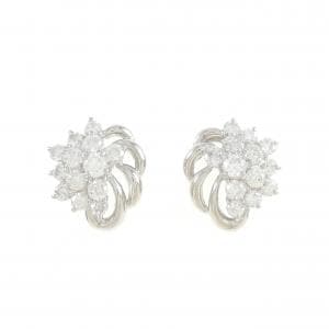 PT850/PT900 ダイヤモンド ピアス 1.18CT