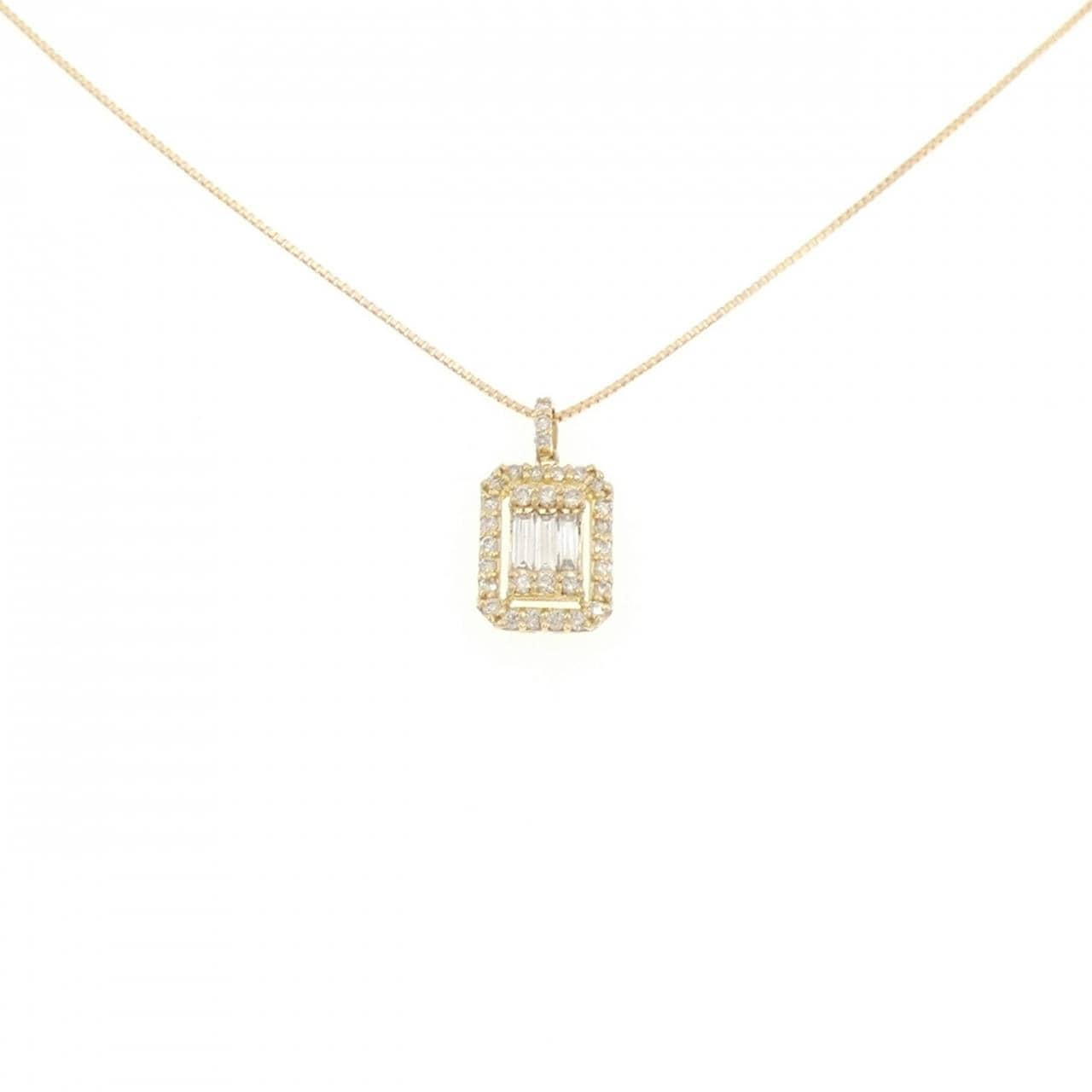 【新品】K18YG ダイヤモンド ネックレス 0.30CT
