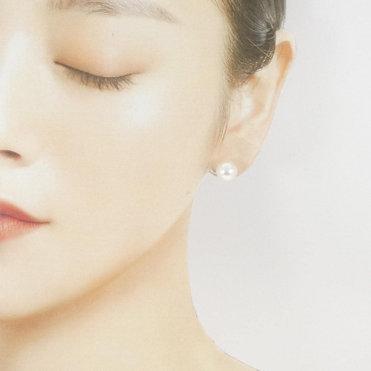 K14WG アコヤパール ピアス 9.2mm