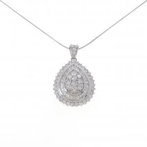 PT900/PT850 ダイヤモンド ネックレス 3.50CT
