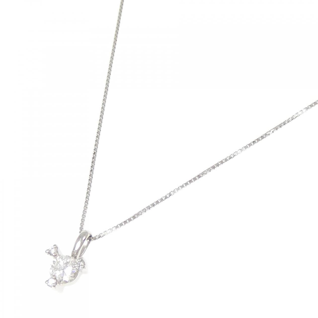 PT900/PT850 ダイヤモンド ネックレス 0.21CT