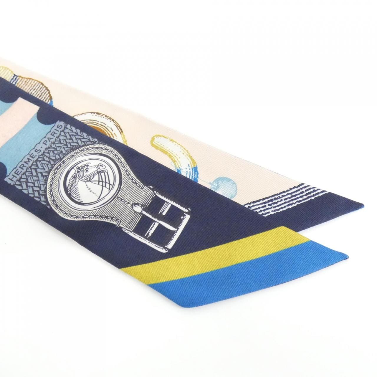 【未使用品】エルメス INVENTAIRE POETIQUE DE BRIDES A BLOC ツイリー 064288S スカーフ