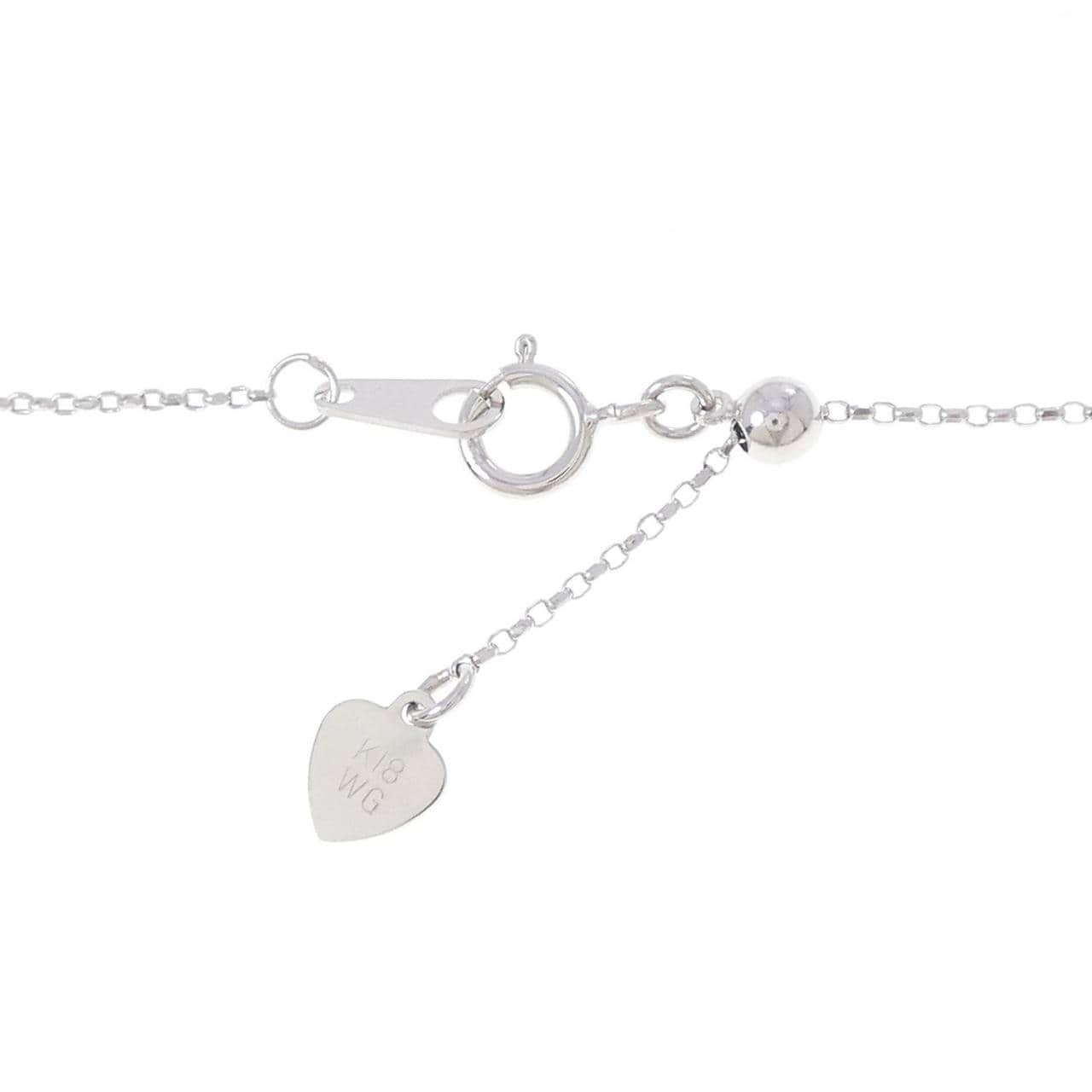 K18WG ブルートパーズ ネックレス 9.78CT