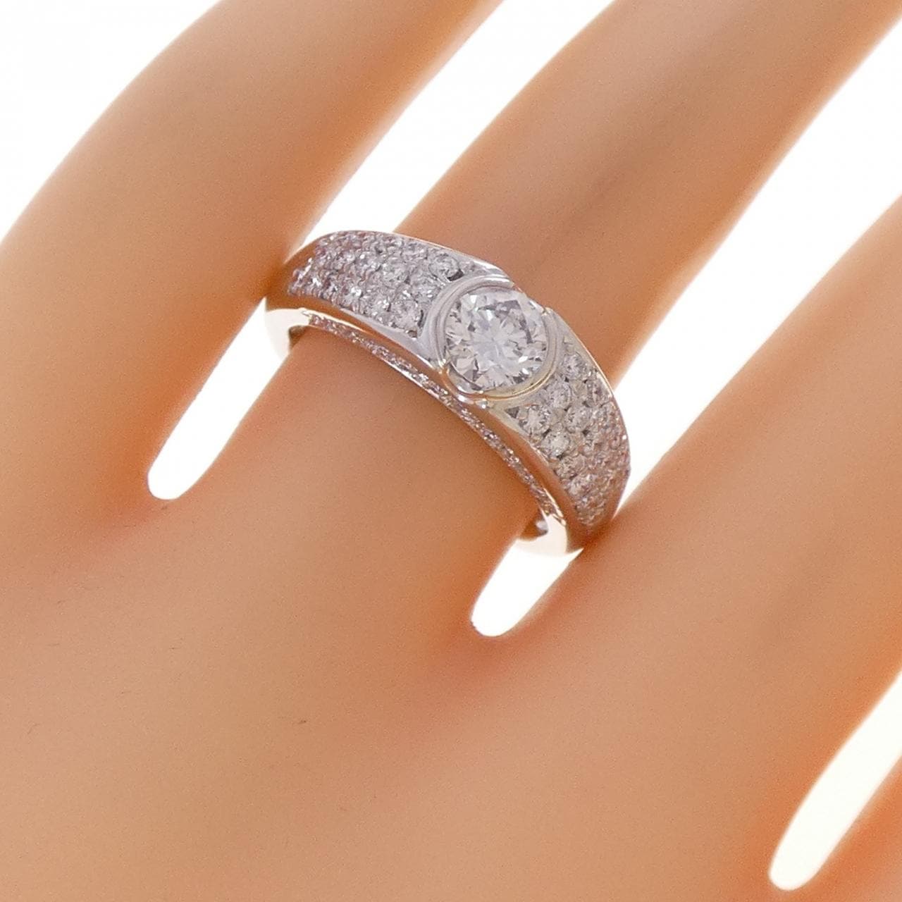 PT900 ダイヤモンド リング 0.51CT