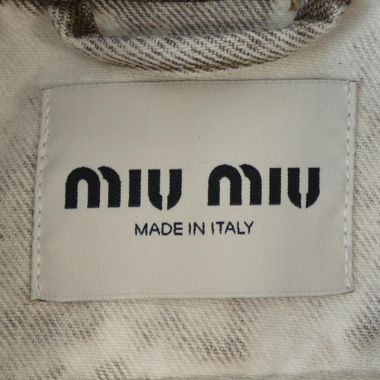 ミュウミュウ MIU MIU GWB273 SOOO 183T デニムジャケット