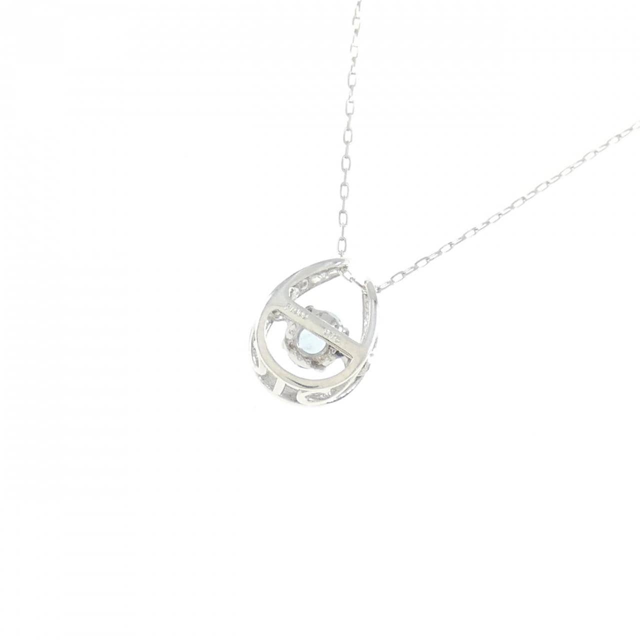 PT900/PT850海蓝宝项链 0.15CT