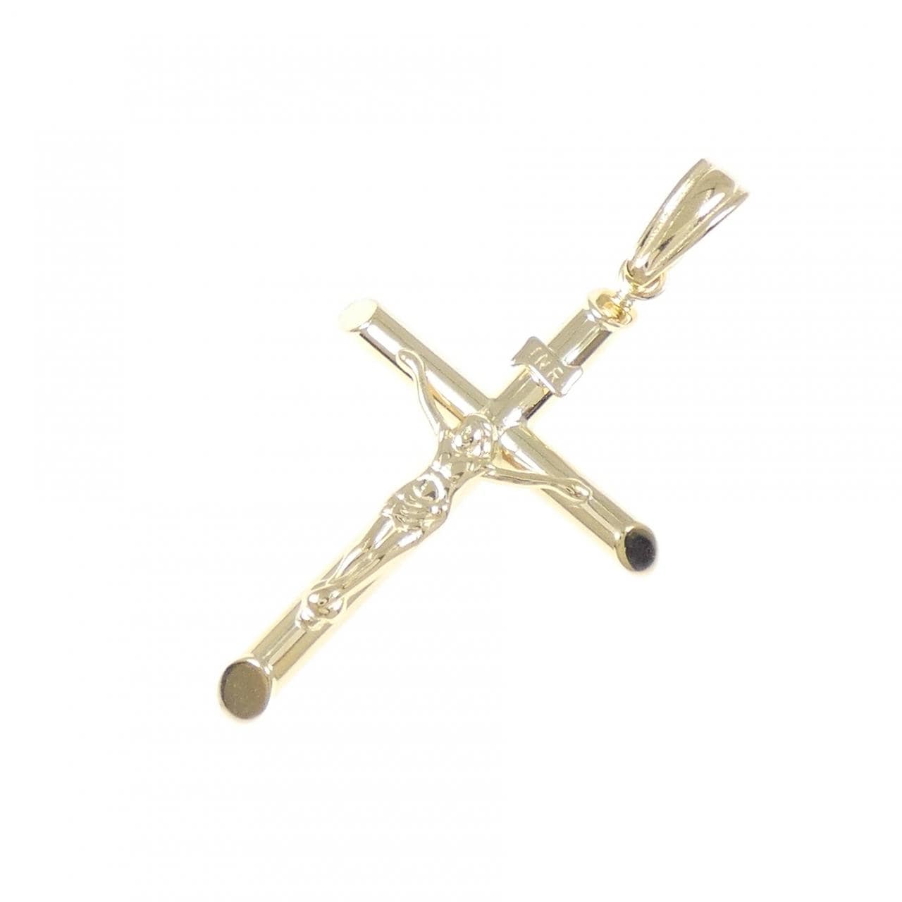 K18YG クロス ペンダント