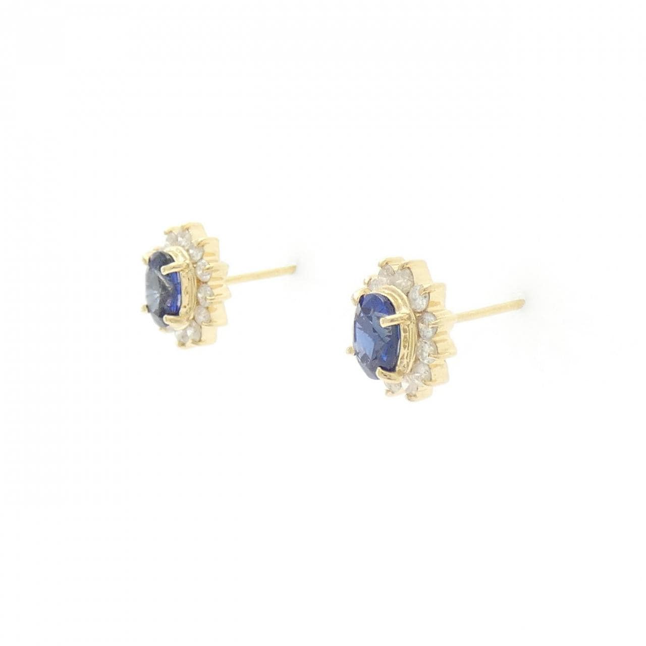 K18YG サファイヤ ピアス