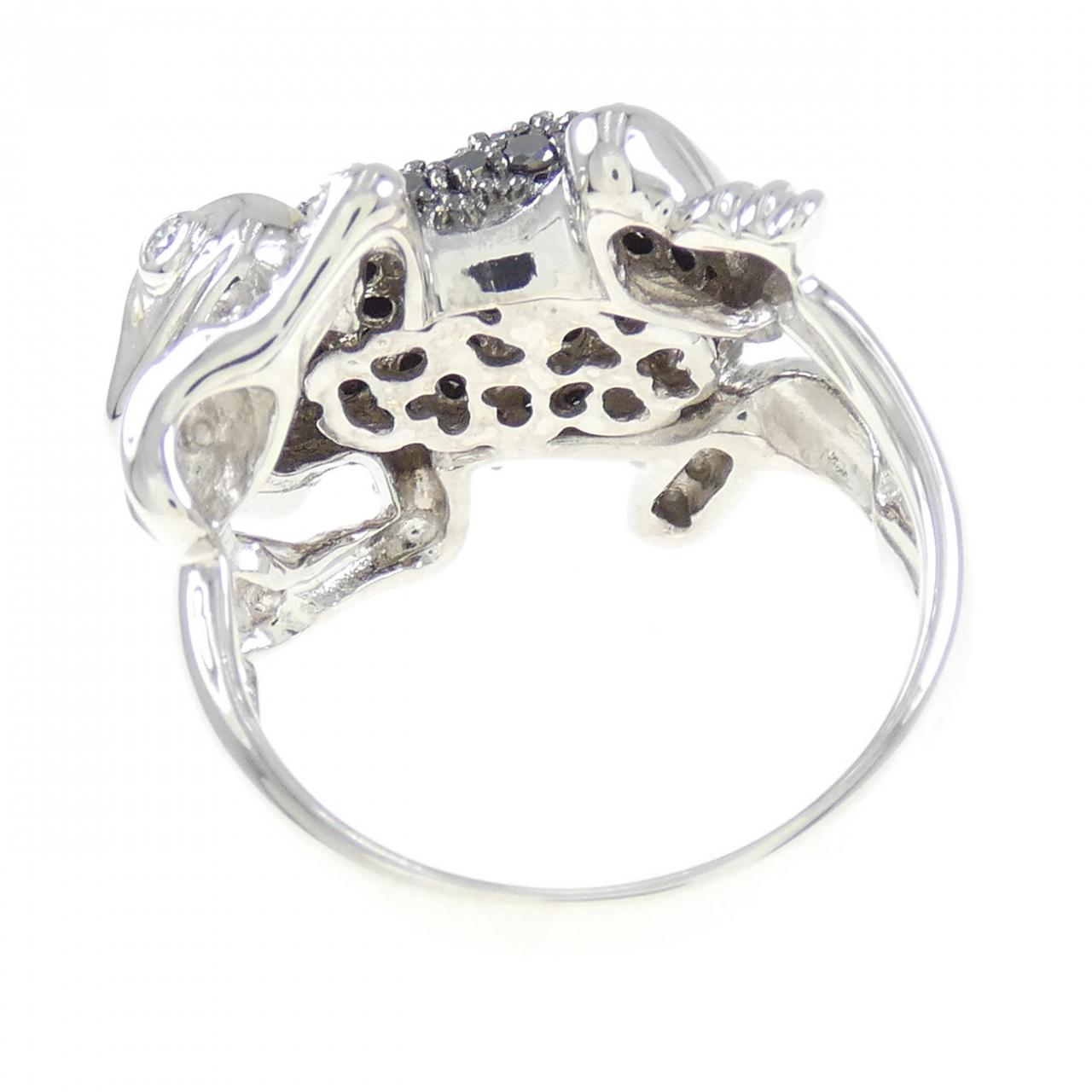 K18WG/K18BG フロッグ ダイヤモンド リング 1.50CT